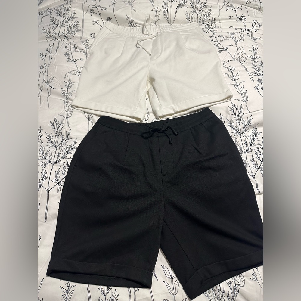 Zara Black Jogger Shorts For Men Size L